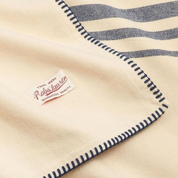 Ralph Lauren Other - Ralph Lauren Waltham Stripe King Blanket MSRP $430